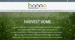 Desktop Screenshot of harvesthome.org