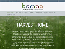 Tablet Screenshot of harvesthome.org